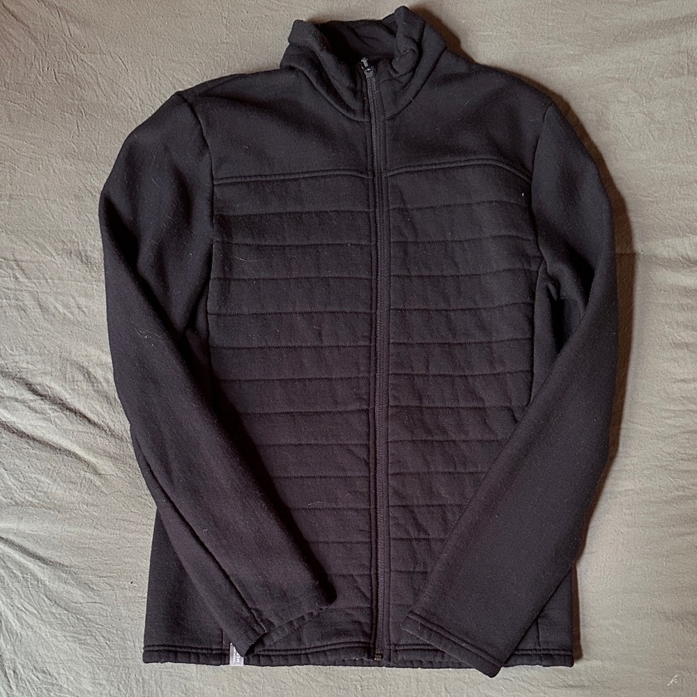 Merino Wool Icebreaker Men's Black zip up
